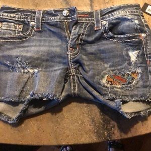 Miss Me  cut off denim shorts